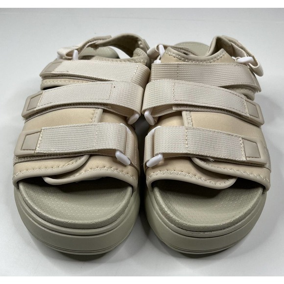 NEW Asos Factor Strappy Sandals Size 9 Women’s Cream - Picture 2 of 6